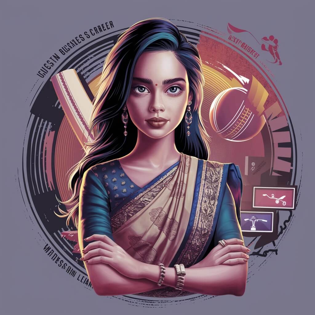 a stunning vector art of a young indian woman with xx85dzQzSIe QGpjAq Og